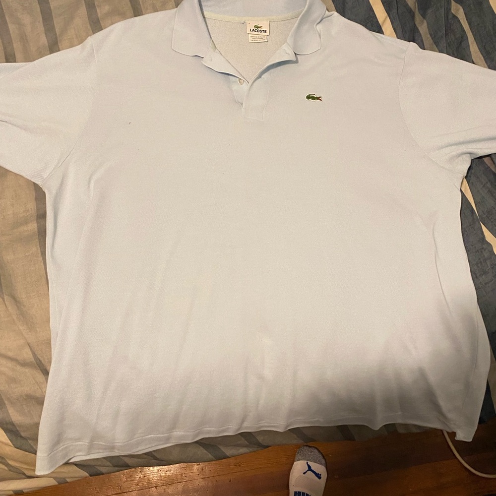 Lacoste Blue Polo Shirt Classic Style